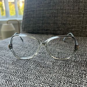 Gucci airy blue glasses frame